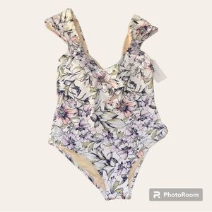 NWT VICI Swim one piece floral